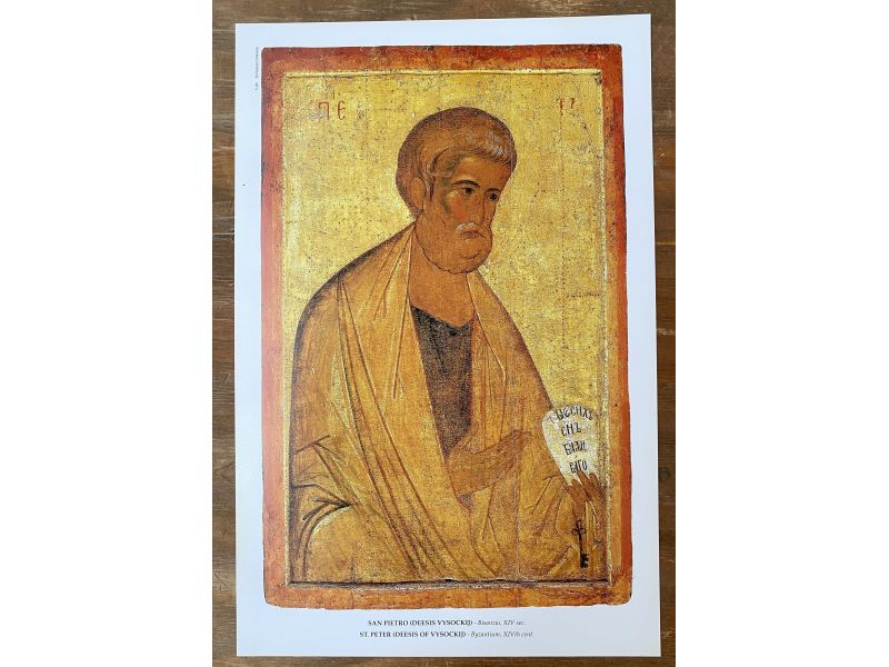 Stampa icona San Pietro (Deesis Vysockij)