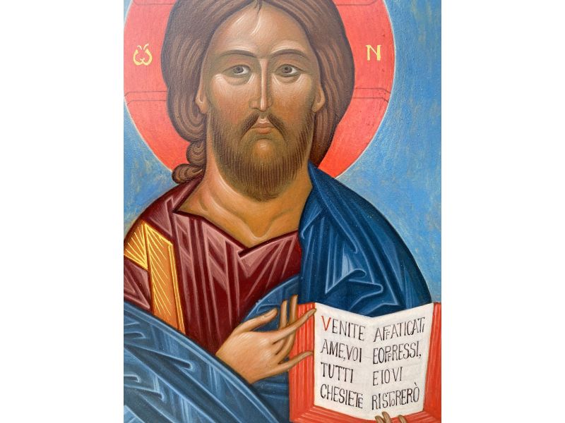 Icon Christ Pantocrator 24x32 cm
