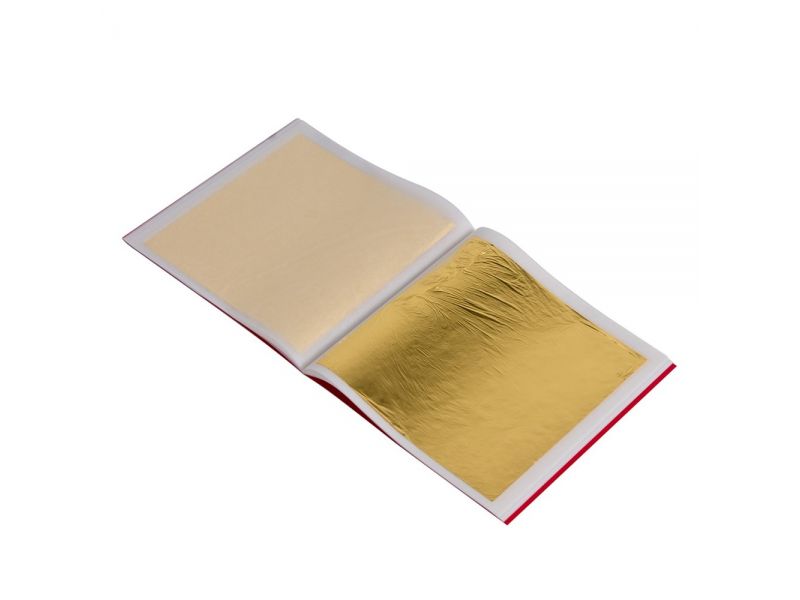 Libreto Eytzinger pan de oro 25 hojas 23 3/4 Kt 8x8 cm TRIPLE TH. 18 gr. libre