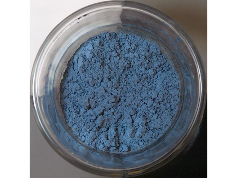 Natural Vivianite blue, fine ground pigment, Master Pigments USA