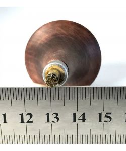 POINON n.14 GRANDE FLEUR DIAM. 5 mm AVEC BOUTON EN BOIS
