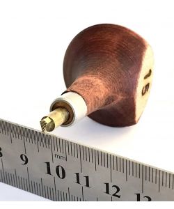 POINON n.15 TRIANGULAIRE AVEC POINTS DIAM. 4,5 mm AVEC BOUTON EN BOIS