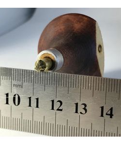 POINON n.6 FLEUR DE LOTUS DIAM. 5 mm AVEC BOUTON EN BOIS