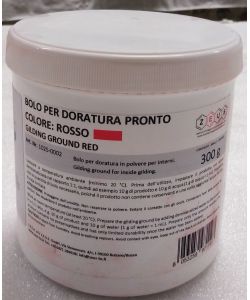Bolus powder 'ZEUS' ready, with rabbit glue, red color