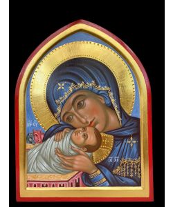 Icne de la Nativit, Vierge Marie avec l'enfant Jsus 24x32 cm