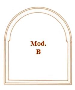 Tabla para icono de madera de tilo modelo B, doble cuna, con cuas, solo madera (en bruto)