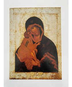Print, icon Mother of God of Don's Tenderness 22x30 cm