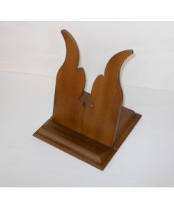 Soporte de tabla para iconos, con alas de ngel en madera de tilo