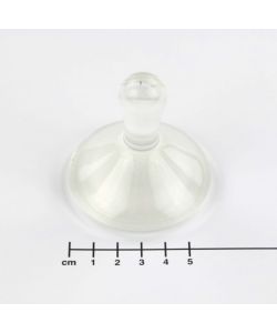 Mini mortero de vidrio, corindn molido, dimetro 5 cm (para viaje)