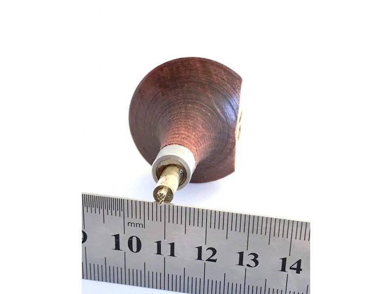 POINON n.16 TRIANGULAIRE AVEC POINTS DIAM. 3,5 mm AVEC BOUTON EN BOIS