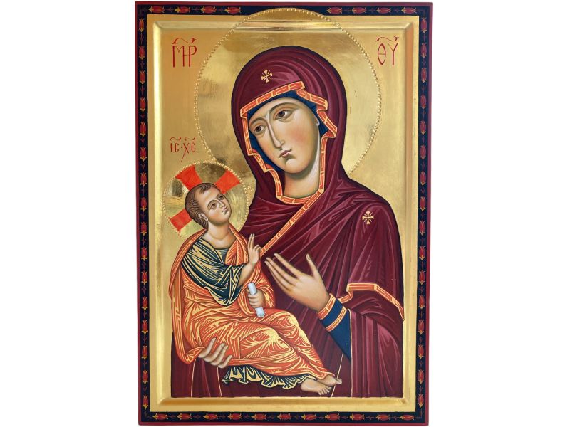 Icona, Madre di Dio Odigitria di Grottaferrata 30x43 cm