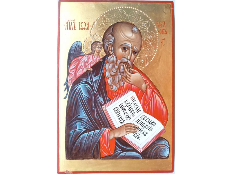 Icon of Saint John of Silence, 20x30, smooth