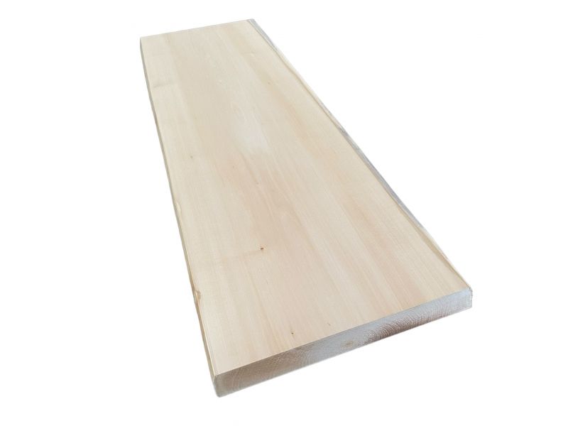 Linden board, 33-37x100cm , 6 cm thick, planed, with bevels, for sculpture