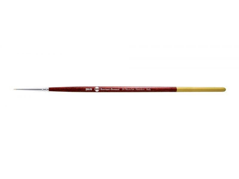 Pencil redondo, sinttico dorado, pelo corto, serie 20, Borciani-Bonazzi