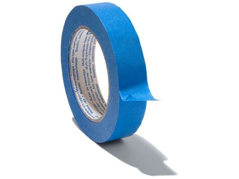 Cinta adhesiva de papel, 3M 2090, azul, soporte de papel, 24 mm x 50 m