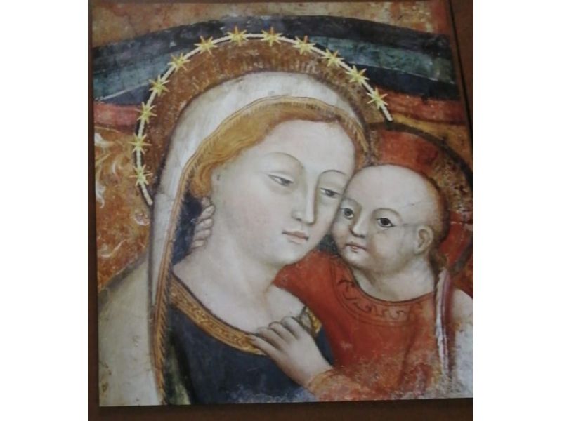 Print, Mother of Good Counsel icon (original of Genezzano-Roma)