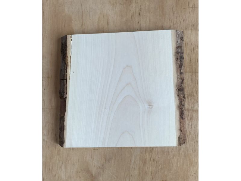 Pi�ce unique en bois d'�RABLE massif, largeur 23,5 cm, hauteur 23 cm
