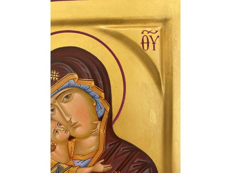 Ikone, Gottesmutter der Zrtlichkeit Vladimir 20x30 cm