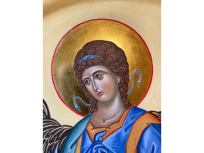 Archangel Gabriel, 25x39 cm, with arch