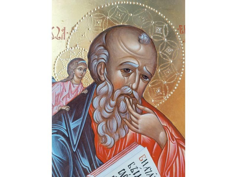 Icon of Saint John of Silence, 20x30, smooth