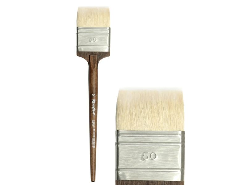 Roubloff serie 5G2NC Pennellessa in pelo di capra   con manico in legno