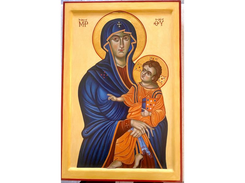 Icne, Salus Populi Romani 30x45 cm avec cadre creuse