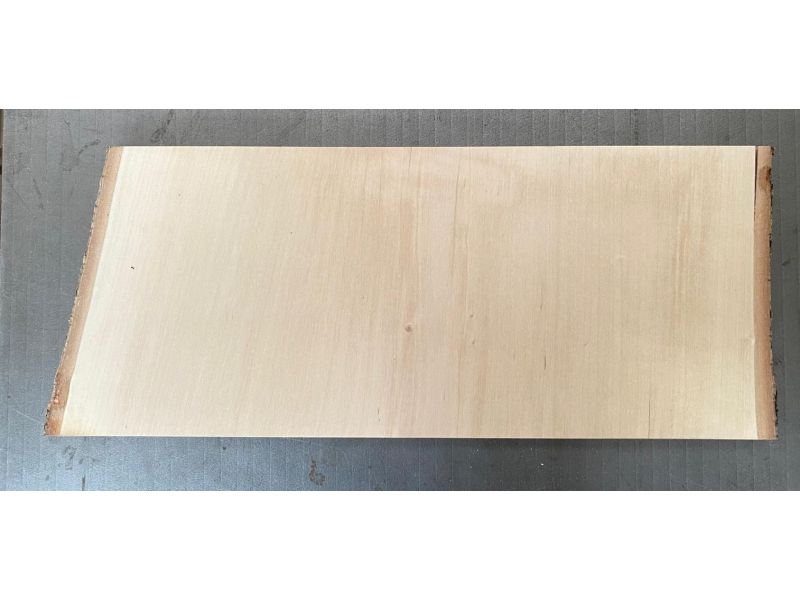 Pezzo unico in legno massiccio di BETULLA, larghezza 34 cm, altezza 15 cm
