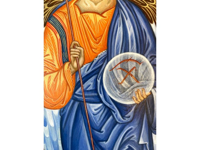 Archangel Michael, 25x39 cm, with arch