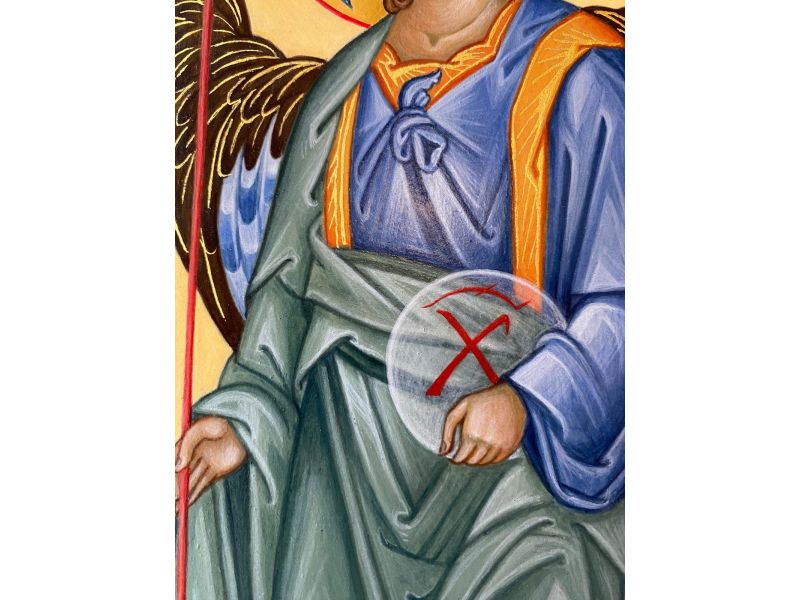 Archangel Gabriel, 25x39 cm, with arch