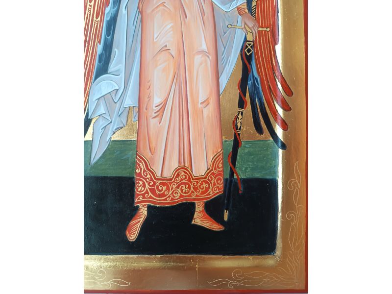 Guardian Angel icon, 21x42 cm, with cradle