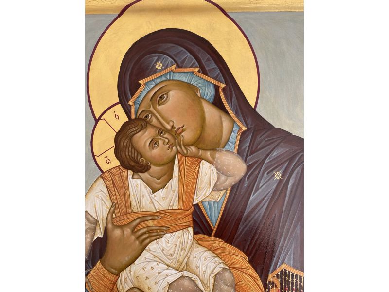 Icona, Madre Theotokos 35x45 cm