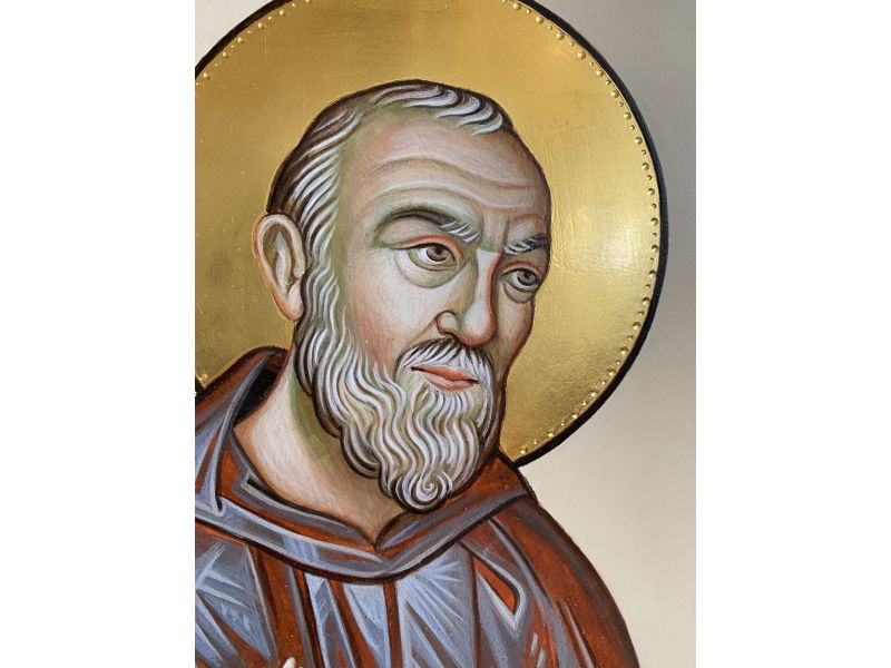 Icona di San Pio da Pietralcina, 24x32 cm