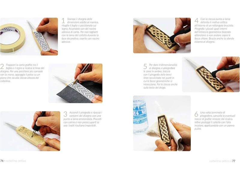 Manuale di pirografia. Introduzione alla tecnica. Con QR Code