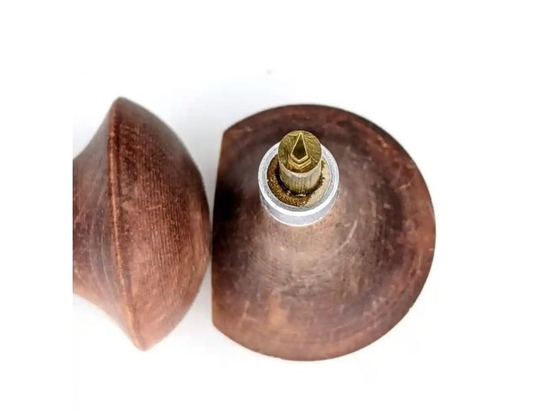 PUNCH n.7 RHOMBOID DIAM. 3,5 mm WITH WOODEN KNOB