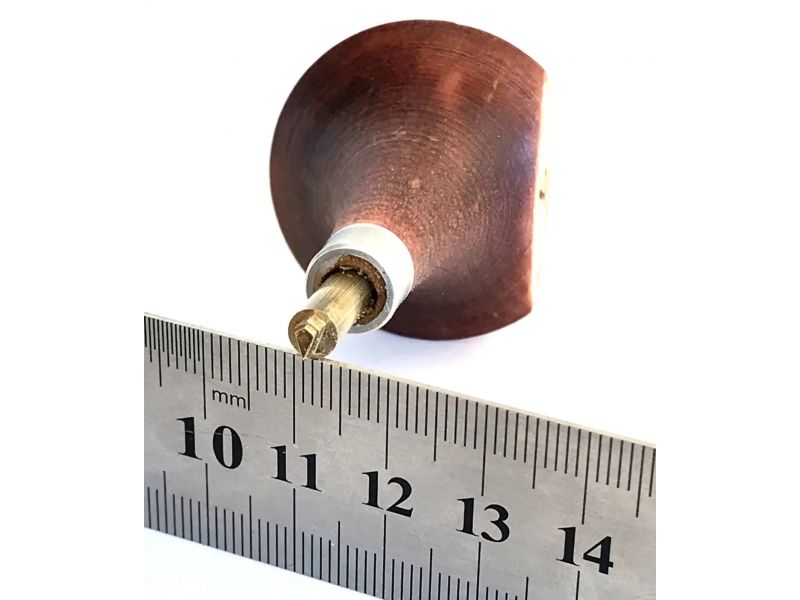 STEMPEL n.7 RHOMBOID DIAM. 3,5 mm MIT HOLZKNAUF