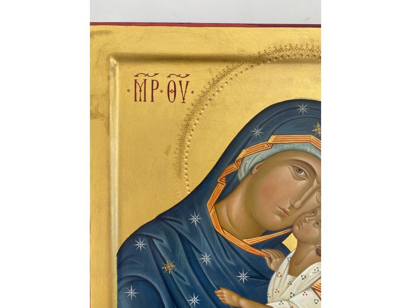 Icono Virgen de la Ternura 30x40 cm