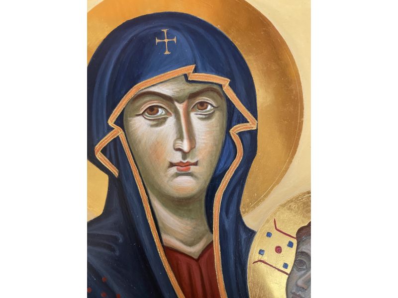 Icona, Salus Populi Romani 25x35 cm liscia