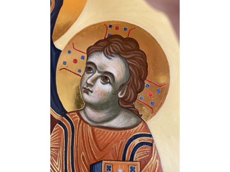 Icona, Salus Populi Romani 25x35 cm liscia