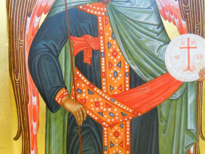 Archangel Gabriel 21x45 cm with arch