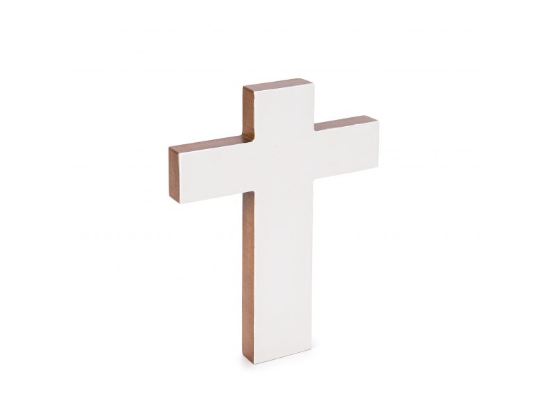 Einfaches Kreuz, glatt, mit Kreide