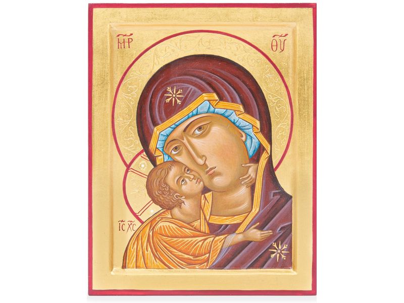 Virgen de Vladimir 13x17 cm