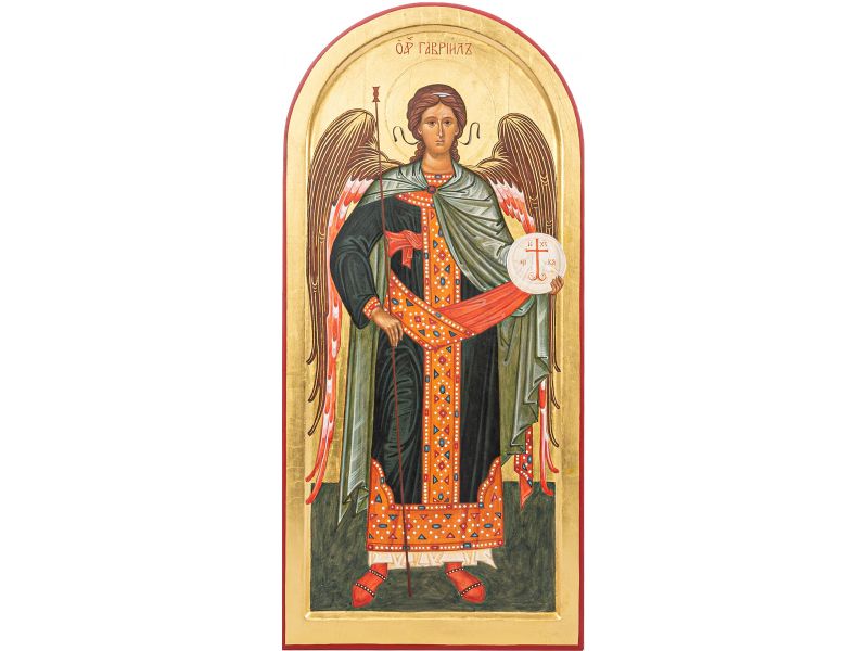 Archange Gabriel 21x45 cm avec arche