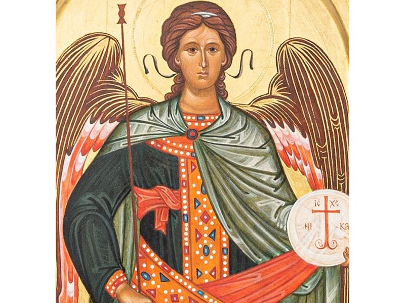 Archange Gabriel 21x45 cm avec arche