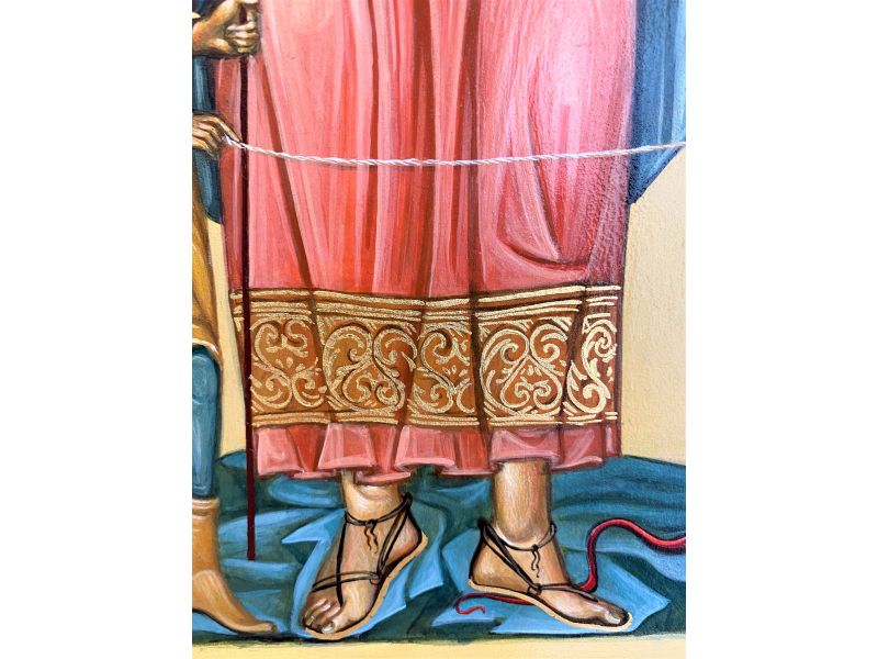 Archangel Raphael Icon 30x45 cm, painted