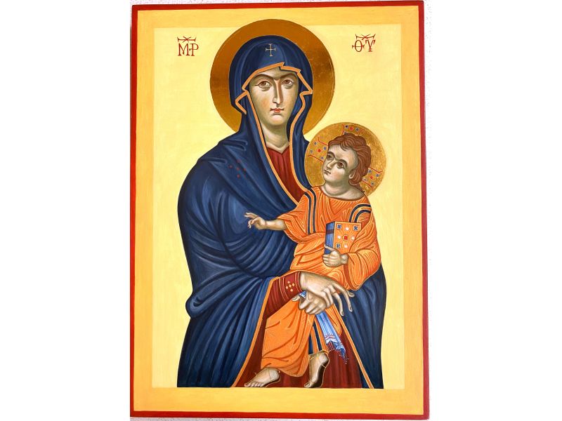 Icona, Salus Populi Romani 25x35 cm liscia