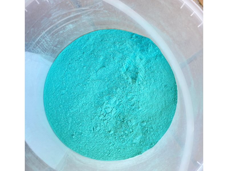 Dioptase, pigment minral finement broy, Master Pigments USA