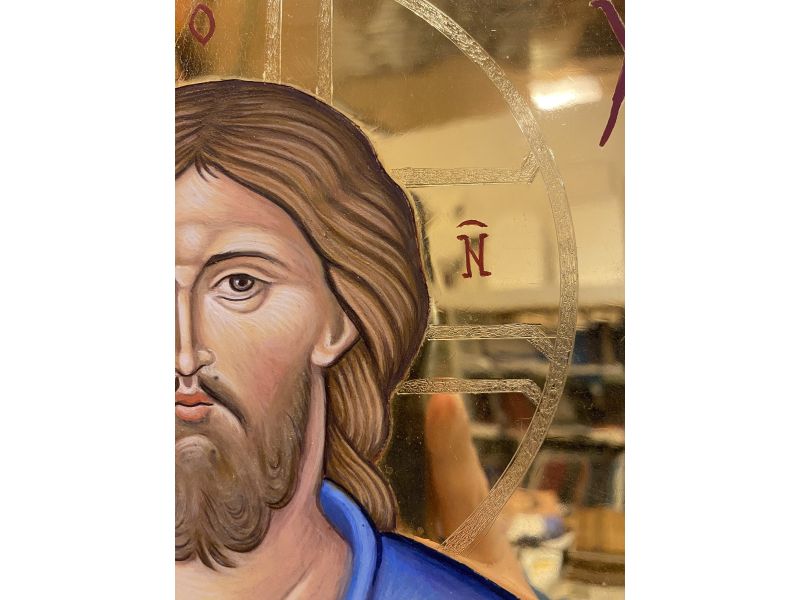 Icona, Cristo Pantocrator 24x32 cm