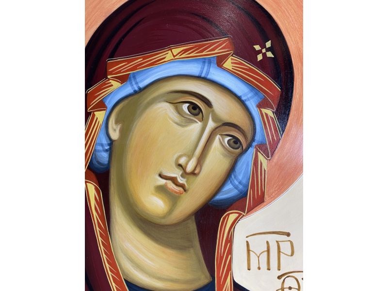 Volto Madre di Dio 24x32 cm