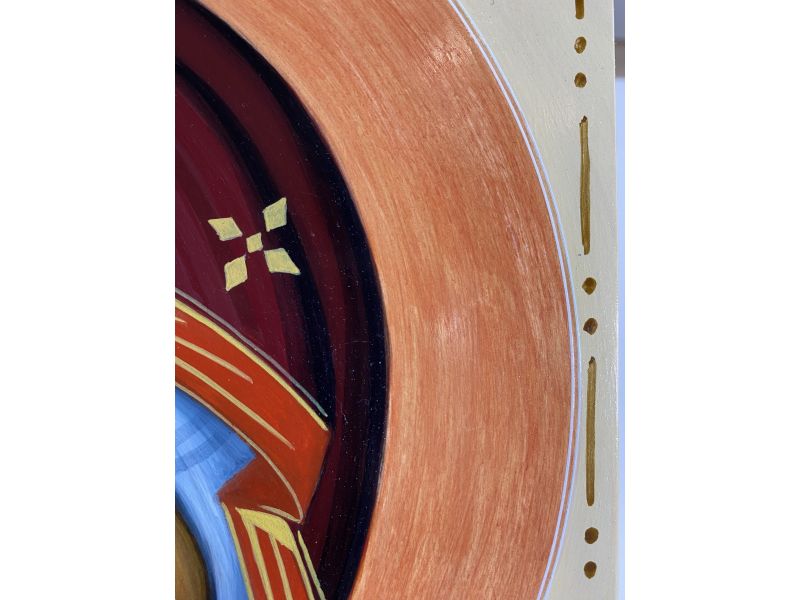 Volto Madre di Dio 24x32 cm