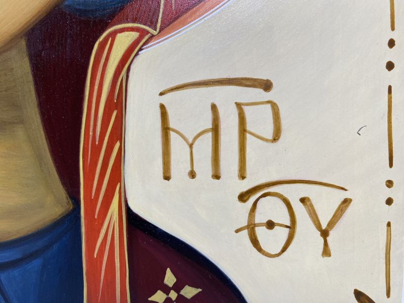 Volto Madre di Dio 24x32 cm